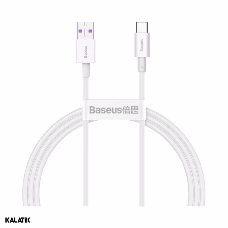 کابل تبدیل USB Type-A به USB Type-C باسئوس Superior مدل CATYS-A02 به طول 2 متر