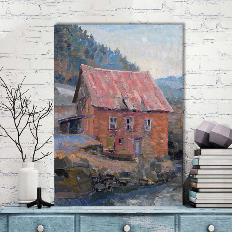 تابلو شاسی گالری استاربوی طرح خانه کد 27 | دنیای قاب