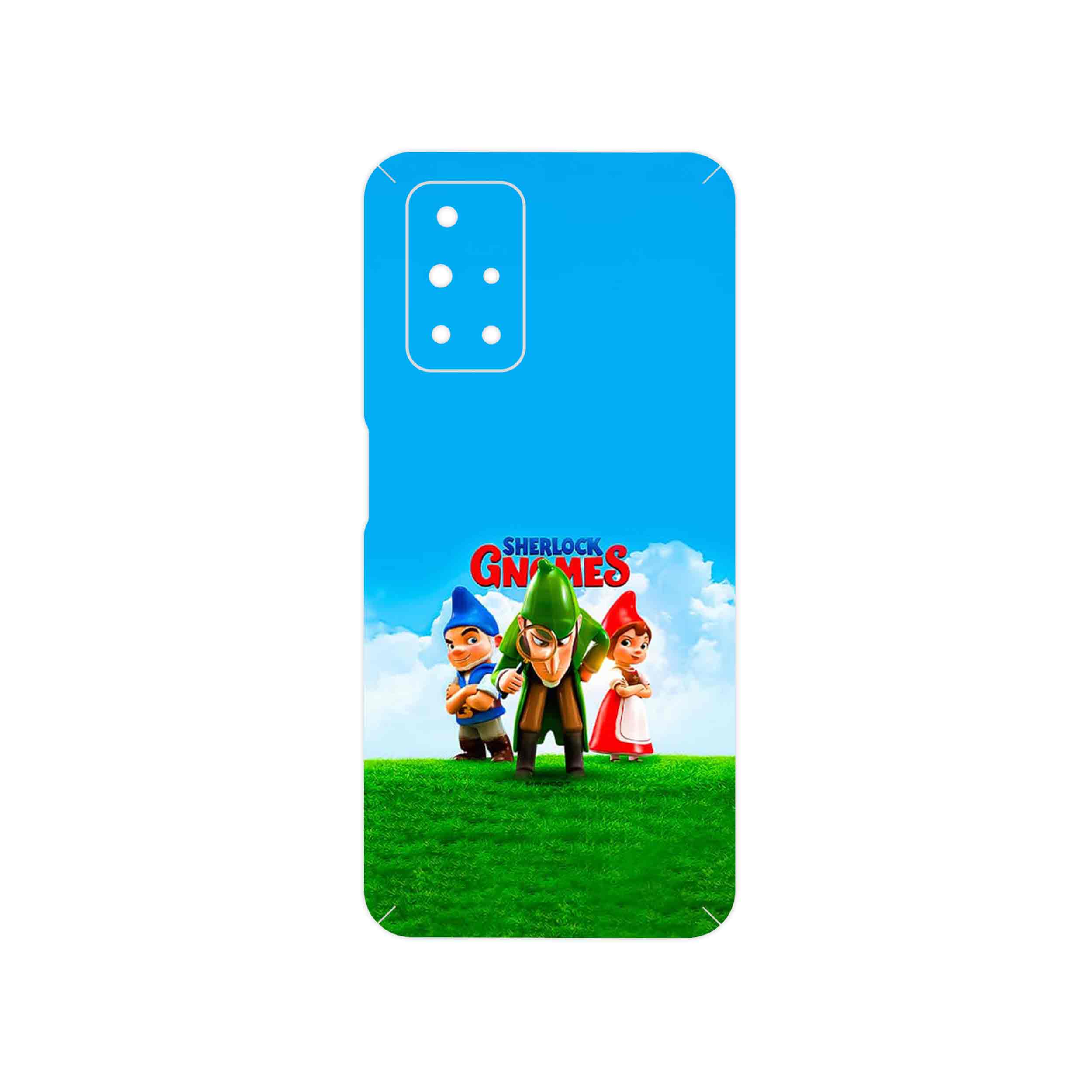 برچسب پوششی ماهوت مدل Sherlock Gnomes مناسب برای گوشی موبایل شیائومی Redmi 10 Prime