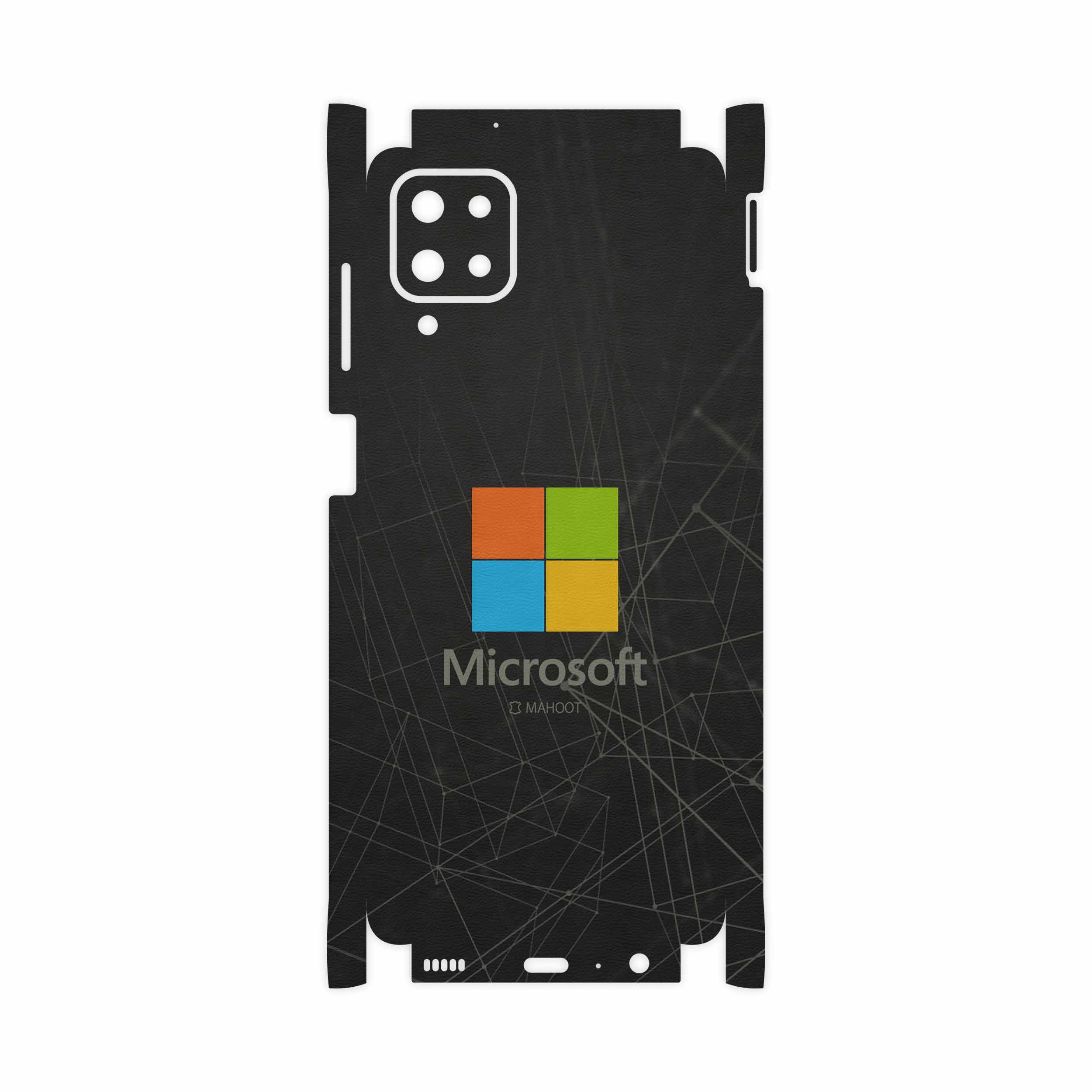 برچسب پوششی ماهوت مدل Microsoft-Logo-FullSkin مناسب برای گوشی موبایل سامسونگ Galaxy A12 Nacho