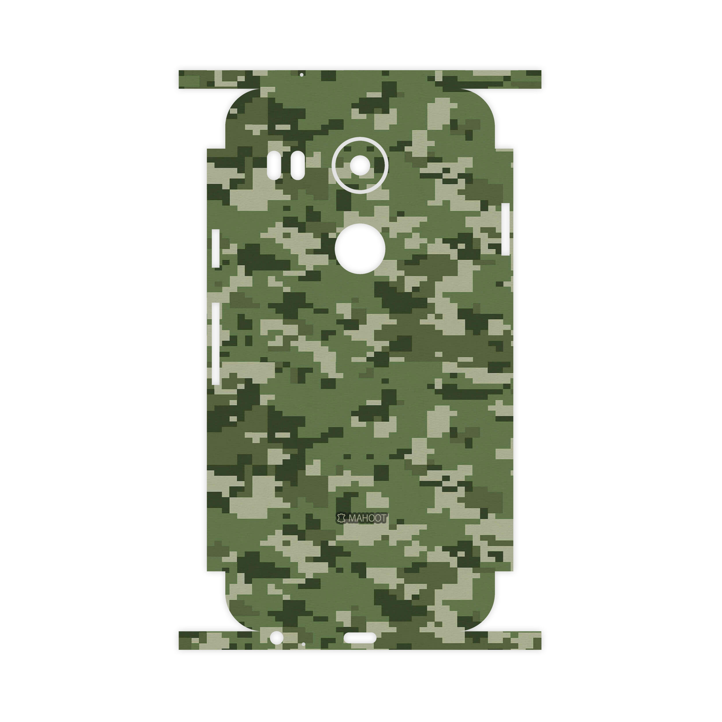برچسب پوششی ماهوت مدل Army-Green-Pixel-FullSkin مناسب برای گوشی موبایل گوگل Nexus 5X
