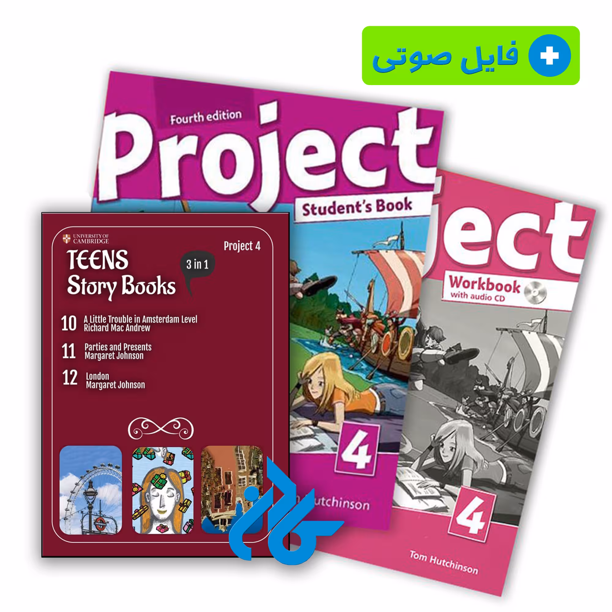 پک کتاب Project 4   کتاب داستان انگلیسی Teens Story Books – Project 4