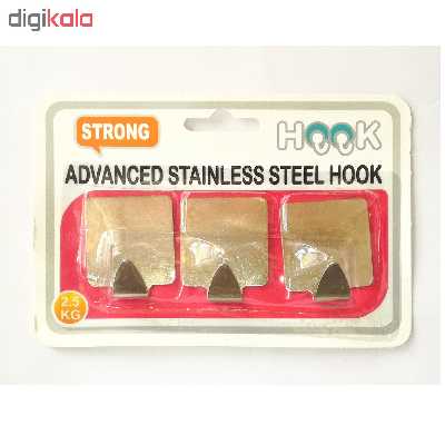 قلاب آویز هوک مدل A3 بسته 3 عددی
