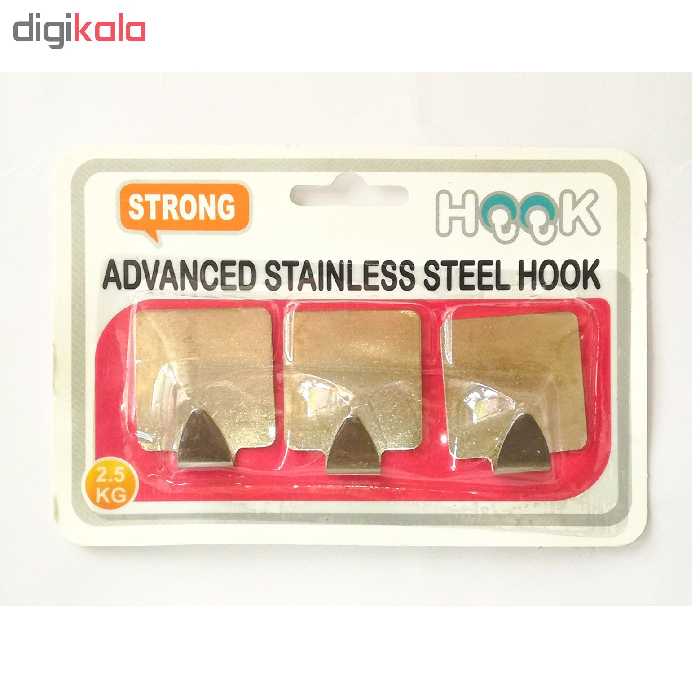 قلاب آویز هوک مدل A3 بسته 3 عددی