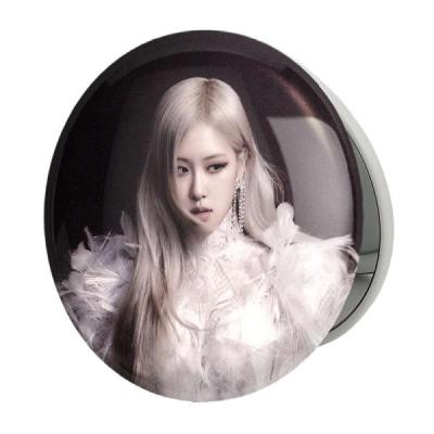 آینه جیبی خندالو طرح رزی بلک پینک Black Pink مدل تاشو کد 14400