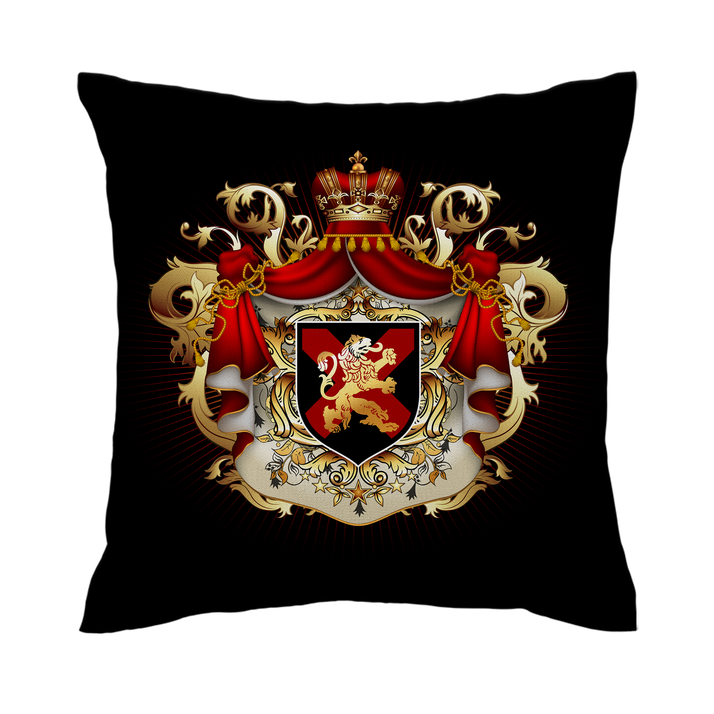 کاور کوسن طرح ornamental shield کد 3016