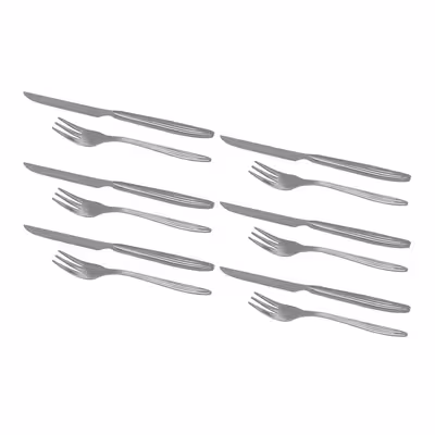 سرویس کارد و چنگال میوه خوری 12 پارچه ای تی سی کد A955