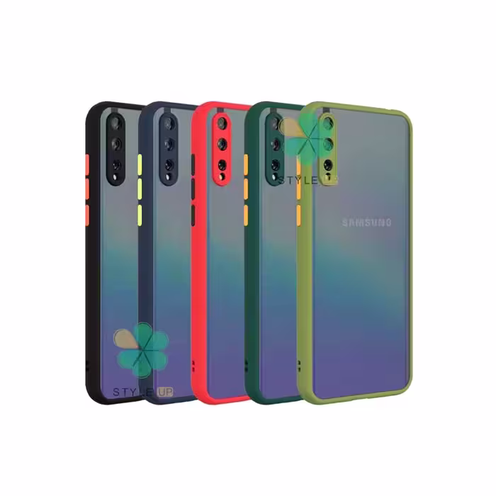 قاب گوشی سامسونگ Galaxy A50 مدل پشت مات محافظ لنزدار