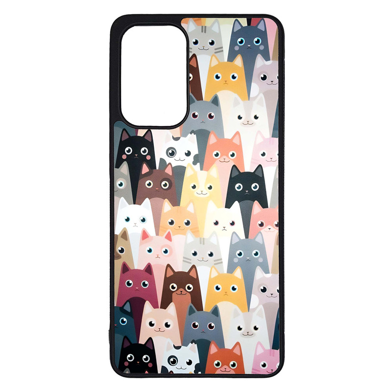 کاور طرح گربه کد G-125 مناسب برای گوشی موبایل سامسونگ Galaxy A73 / A73 5G | دیجی قاب دونی