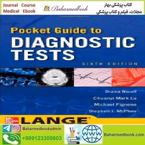 Pocket Guide to Diagnostic Tests 2012 TRUE PDF price 1€ - کتاب پزشکی بهار