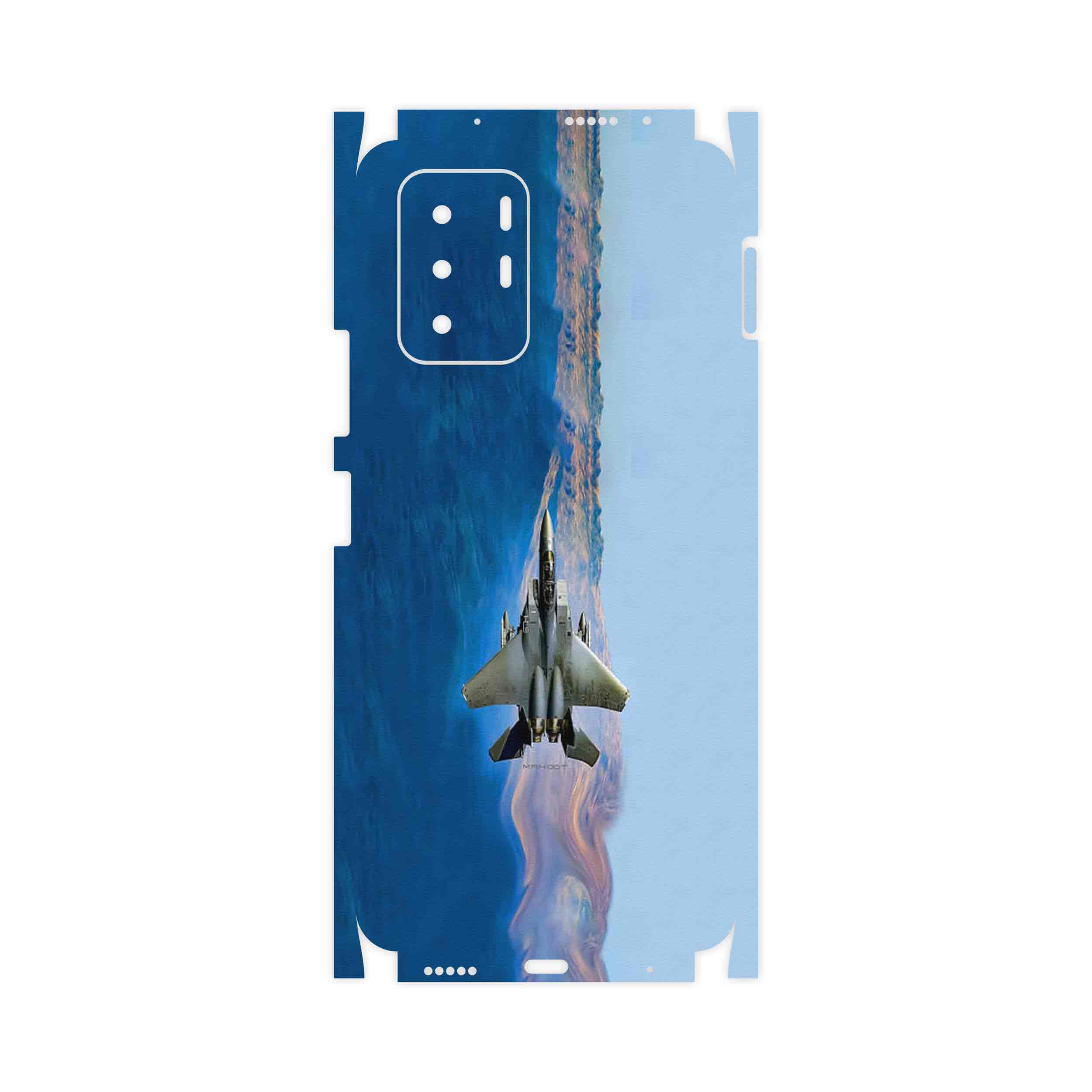 برچسب پوششی ماهوت مدل Fighter plane F15-FullSkin مناسب برای گوشی موبایل شیائومی Redmi Note 10 Pro (China)