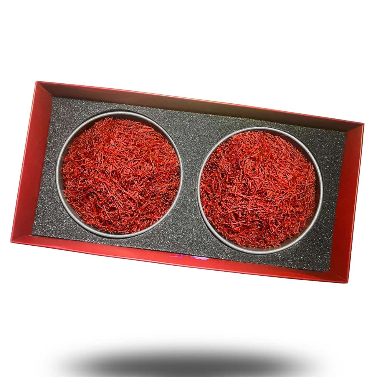 زعفران قائنات 6 مثقال درجه 1  قائنات با بسته بندی لوکس-صادرات-سوغات-هدیه