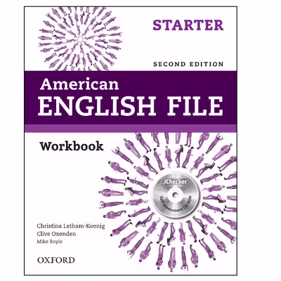 کتاب American English File Starter Workbook اثر جمعی از نویسندگان انتشارات OXFORD