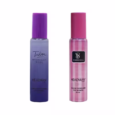 عطر جیبی زنانه هدوی استوری مدل لانکوم میدنایت رز و ویکتوریا سکرت بامبشل حجم 30 میلی لیتر مجموعه 2 عددی