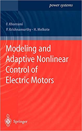  دانلود کتاب Modeling And Adaptive Nonlinear Control Of Electric Motors, 2003 - دانلود کتاب های دانشگاهی