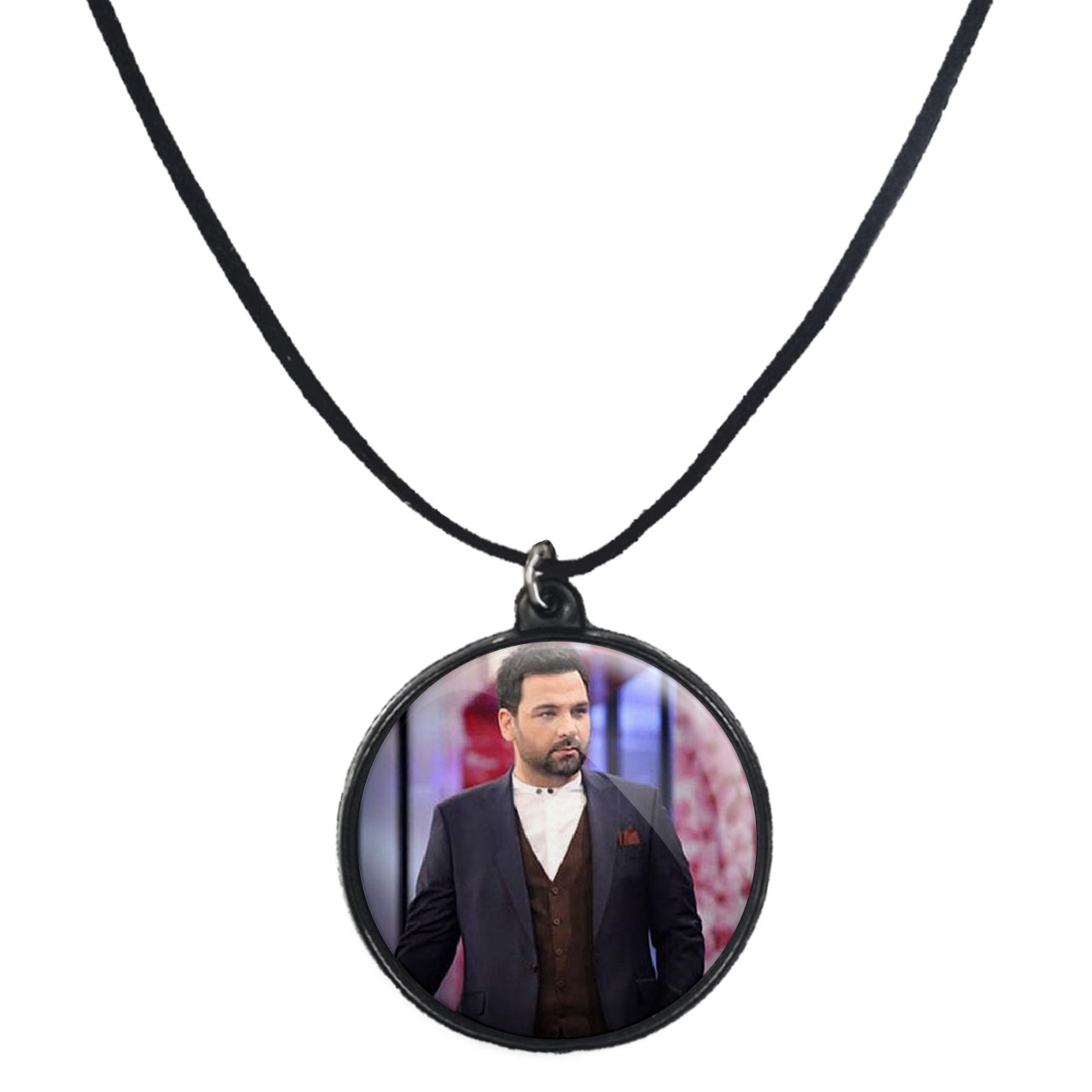 گردنبند پرمانه طرح احسان علیخانی کد pmb.20774 مدل دو طرفه