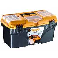 جعبه ابزار 21اینچ قفل پلاستیکی مانو به همراه ارگانایزر CLO21 مانو