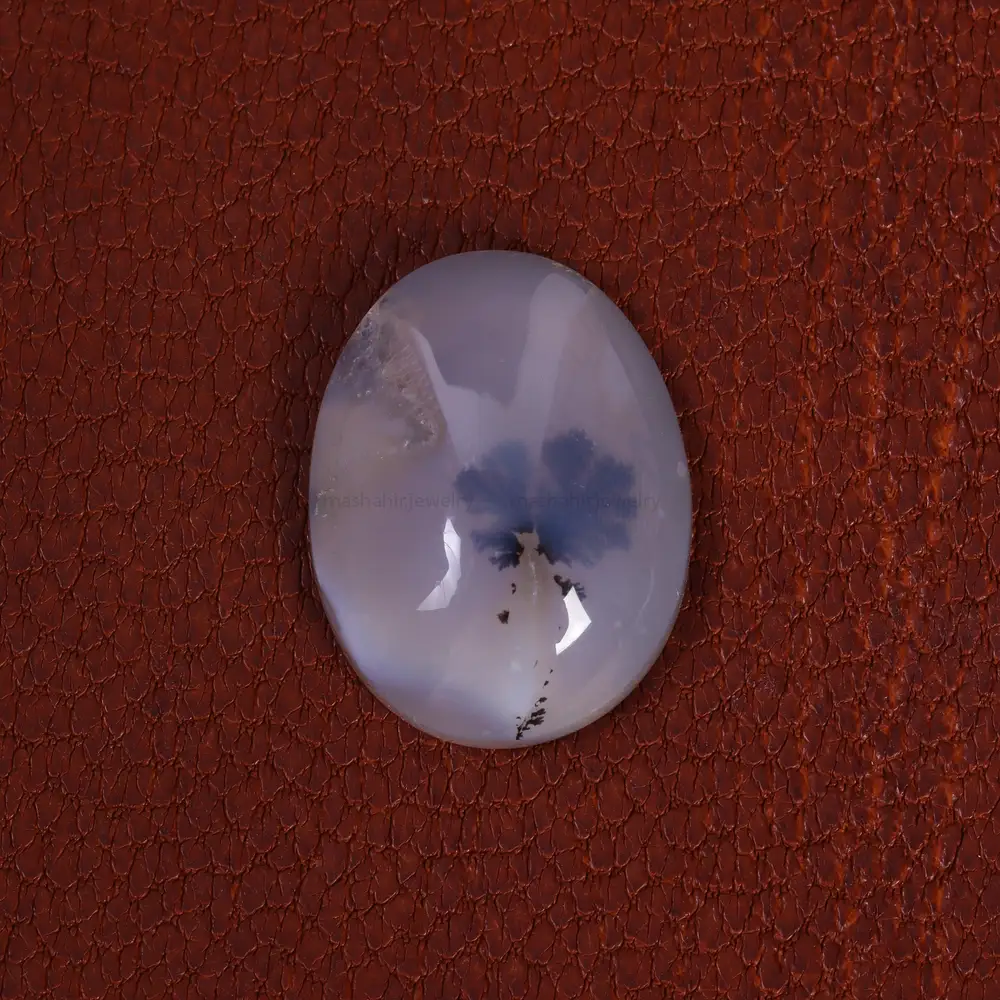 نگین عقیق شجر کد 21427 - جواهری مشاهیر