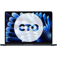 مک بوک ایر 13.6 اینچ 2024 سری M3 کاستوم پردازنده 8core - 10core حافظه رم 24 گیگابایت هارد 1 ترابایت میدنایت Z1BC00148 - Hiapple.ir