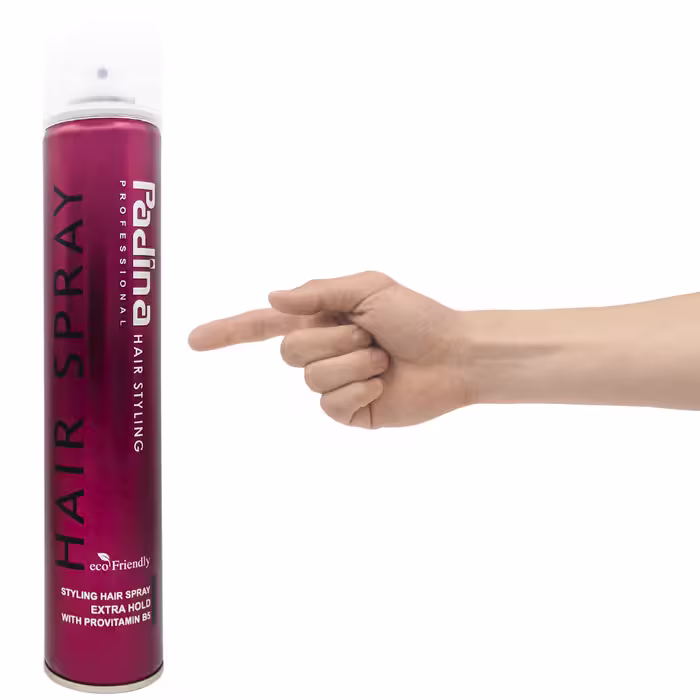اسپری حالت دهنده مو پادینا مدل Extra Hold حجم 500 میلی لیتر مجموعه 3 عددی