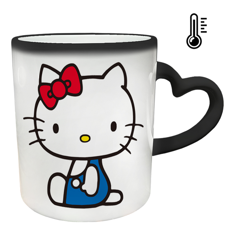 ماگ حرارتی مدل دسته قلبی طرح کیتی کد 58