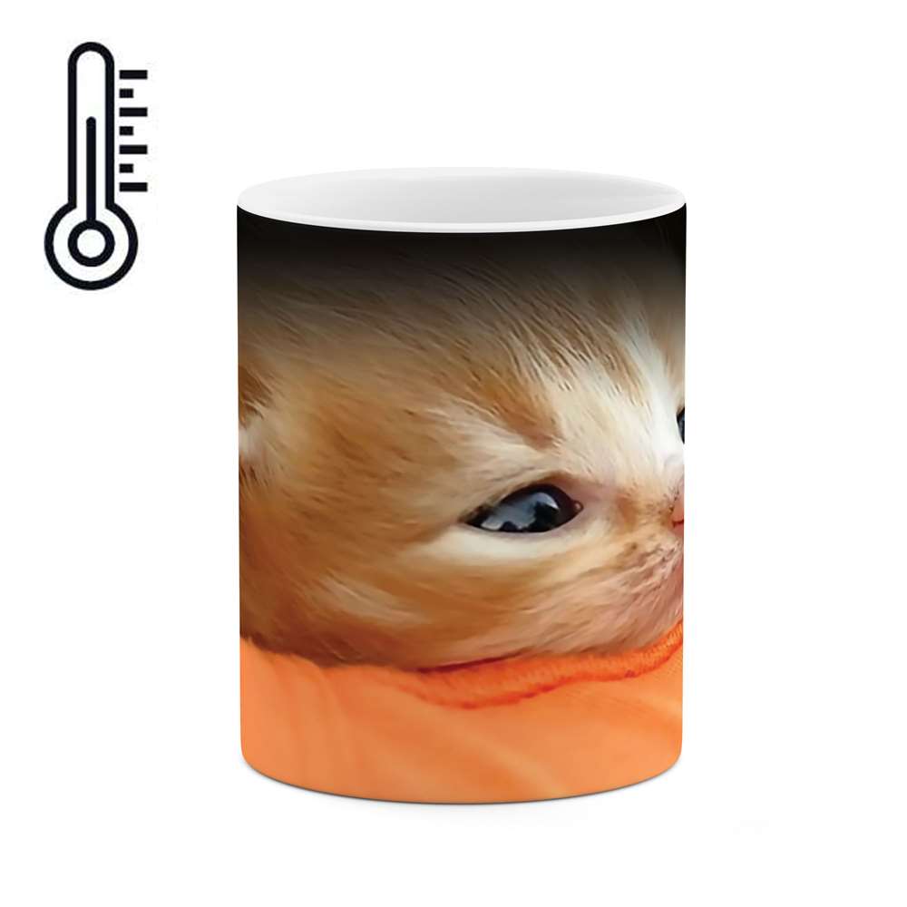 ماگ حرارتی طرح گربه مدل mgh02577