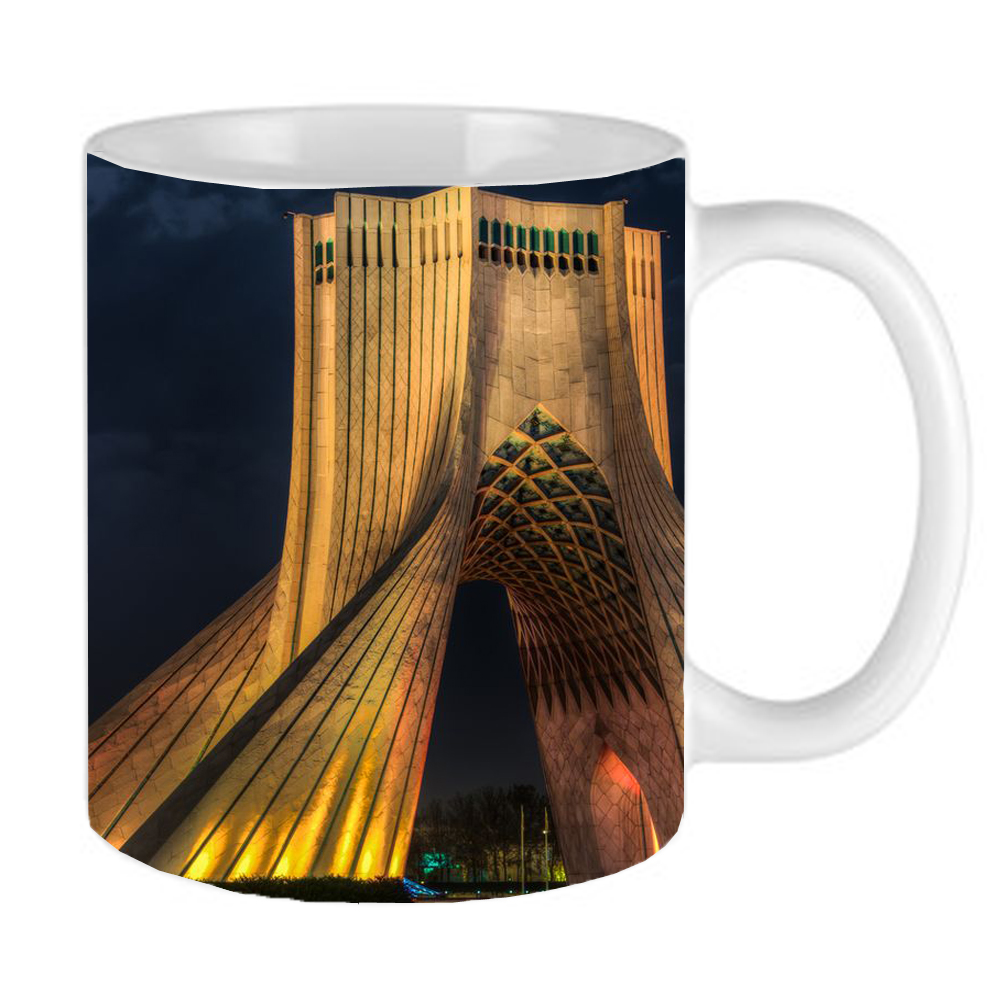 ماگ طرح برج ازادی مدل LS52235