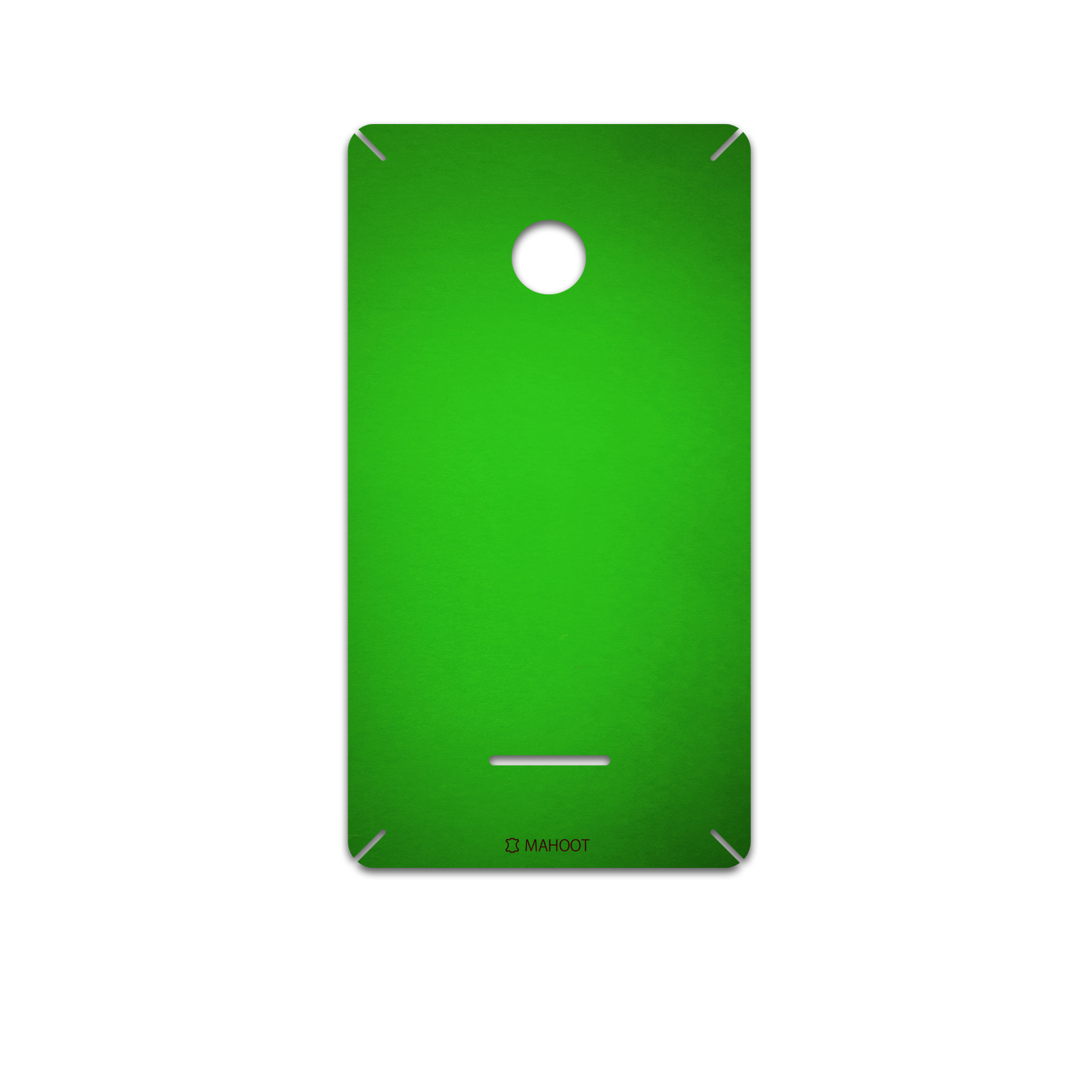 برچسب پوششی ماهوت مدل Metallic-Green مناسب برای گوشی موبایل مایکروسافت Lumia 532