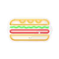 چراغ دیواری نئون دیزاین طرح Sandwich-GL_MLC