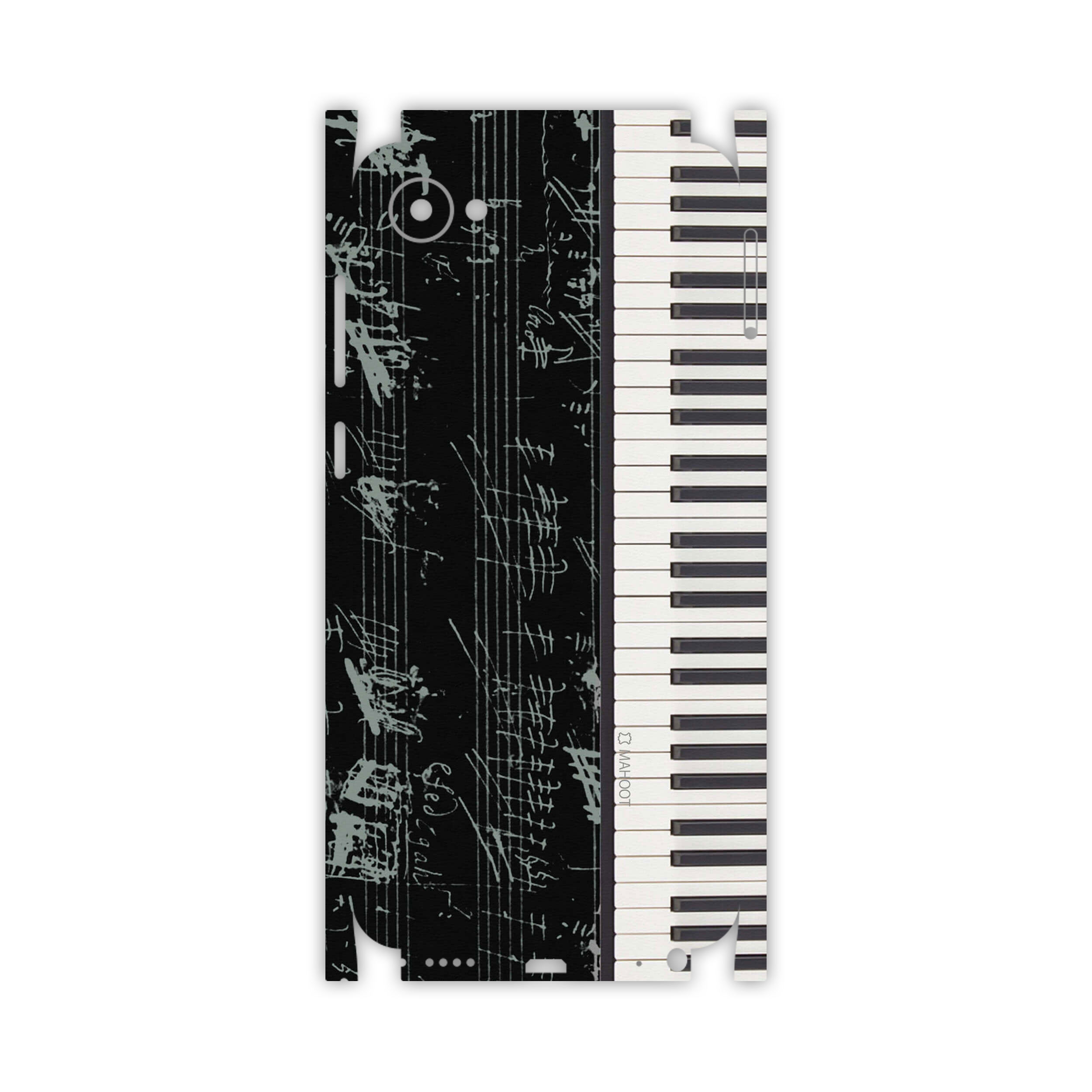 برچسب پوششی ماهوت مدل Piano-Instrument-FullSkin مناسب برای گوشی موبایل اچ تی سی Desire 12