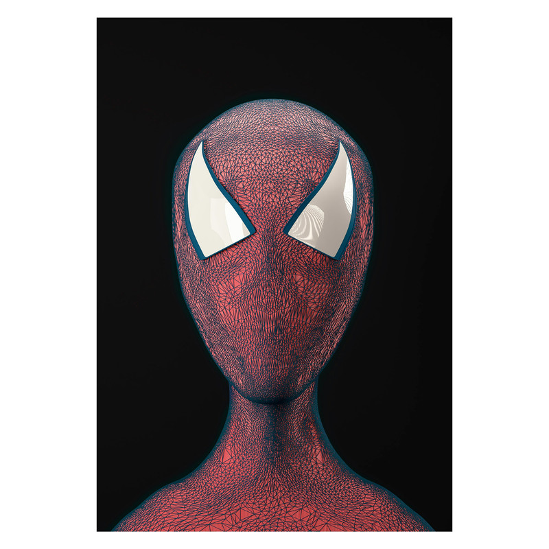 تابلو شاسی مدل مرد عنکبوتی کد 4003 | دنیای قاب