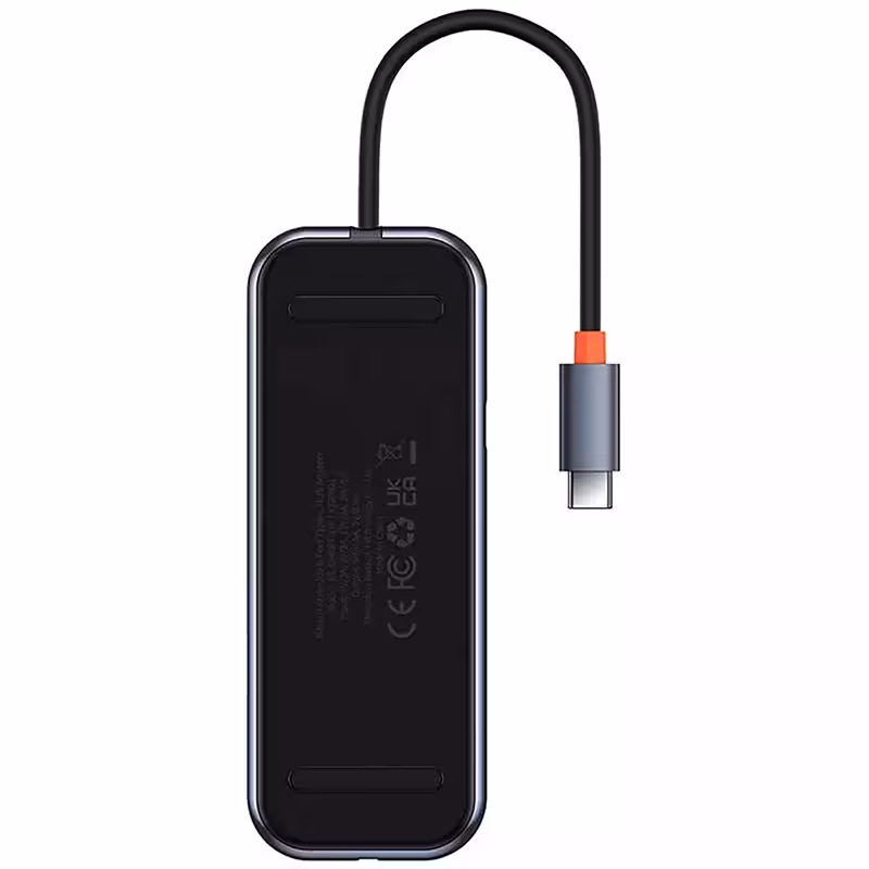 هاب مبدل 6 پورت Type-C بیسوس مدل AcmeJoy series WKJZ010313 - خانه وب قم - براکالا