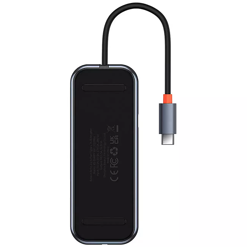 هاب مبدل 6 پورت Type-C بیسوس مدل AcmeJoy series WKJZ010313 - خانه وب قم - براکالا