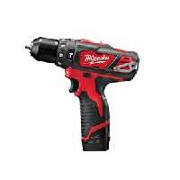 دریل پیچ گوشتی چکشی شارژی میلواکی مدل M12BPD-202C  Milwaukee Cordless Percussion Driver Dril Model M12BPD-202C