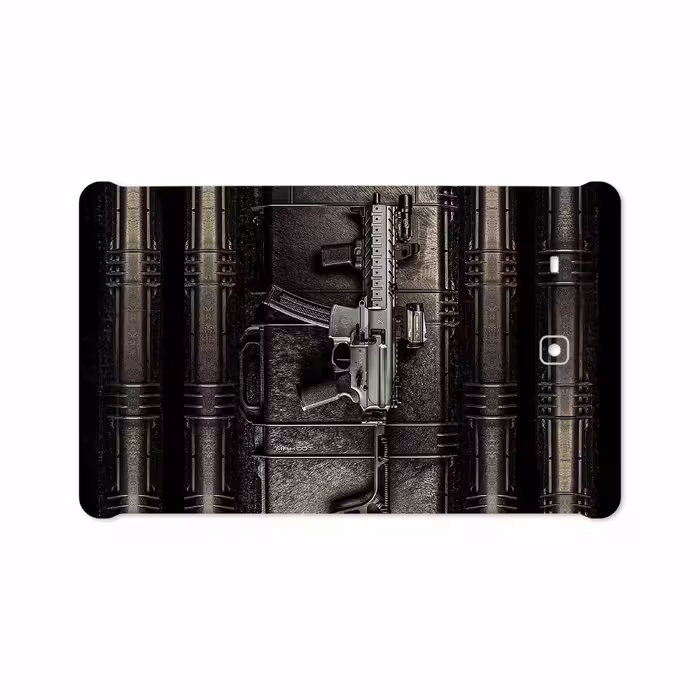 برچسب پوششی ماهوت مدل Gun مناسب برای تبلت سامسونگ Galaxy Tab E 9.6 2015 T560