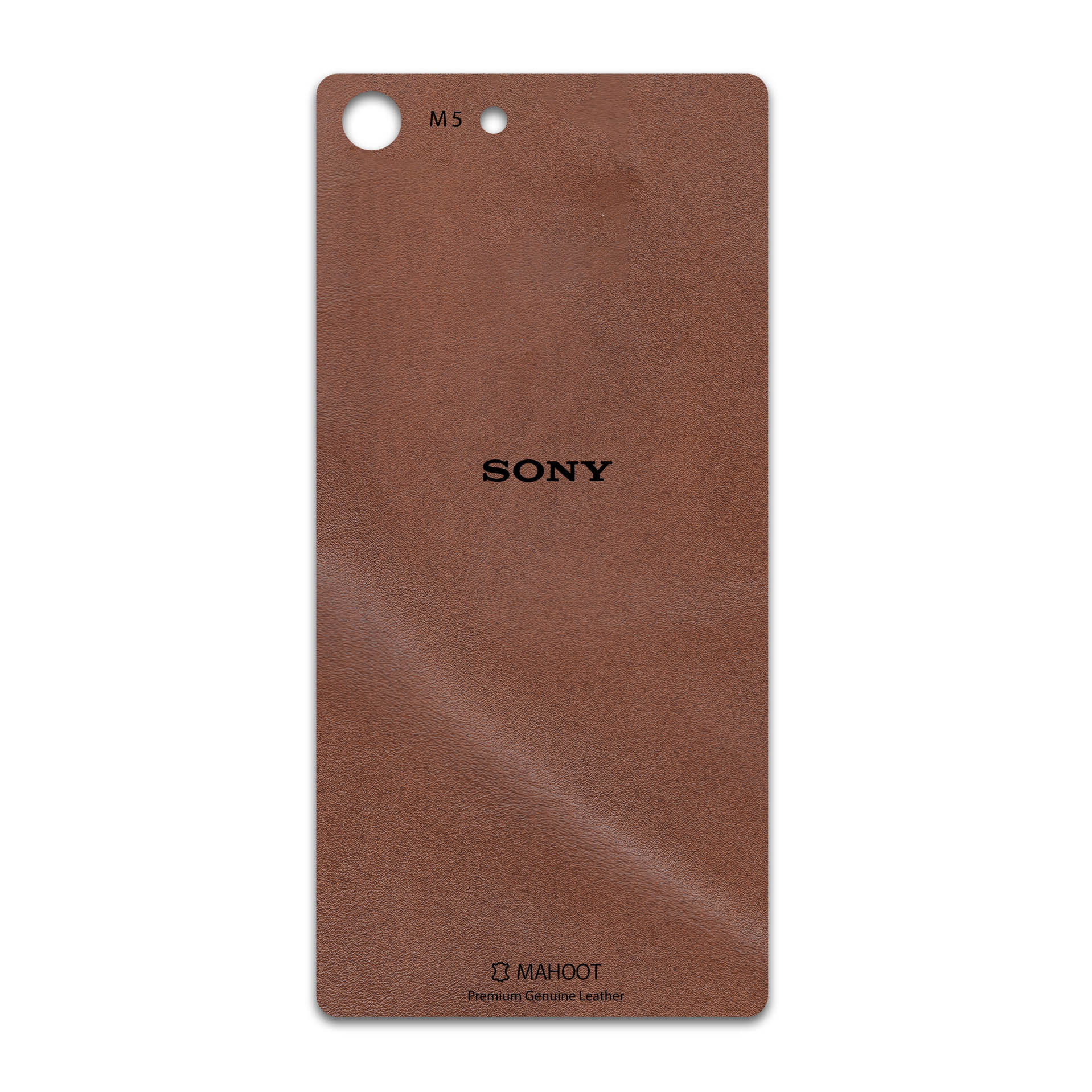 برچسب پوششی ماهوت مدل Matte-Natural-Leather مناسب برای گوشی موبایل سونی Xperia M5