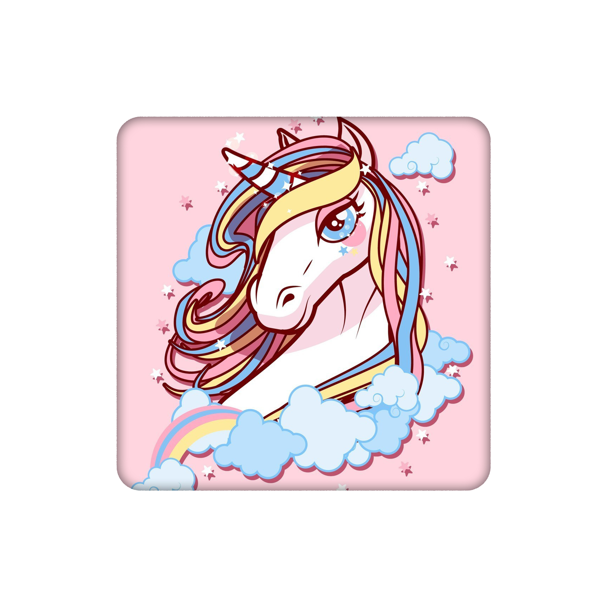 زیرلیوانی طرح اسب تک شاخ کد    5376676