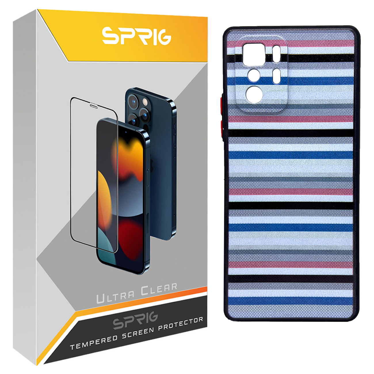 کاور اسپریگ طرح Sripe مدل SPCVR مناسب برای گوشی موبایل شیائومی POCO X3 GT