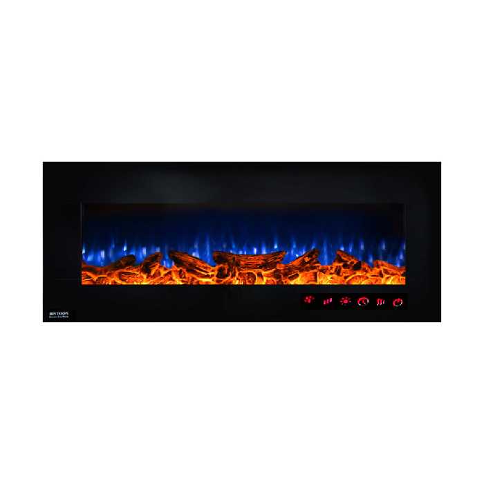 شومینه دیواری برقی شومینه بیستون مدل B.D_140_T_L4.bs