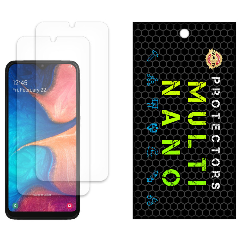 محافظ صفحه نمایش مات مولتی نانو مدل X-S2M مناسب برای گوشی موبایل سامسونگ Galaxy A20E بسته دو عددی | کالا برتری