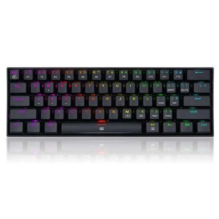 کیبورد مخصوص بازی ردراگون مدل DRAGONBORN K630 BLACK RGB