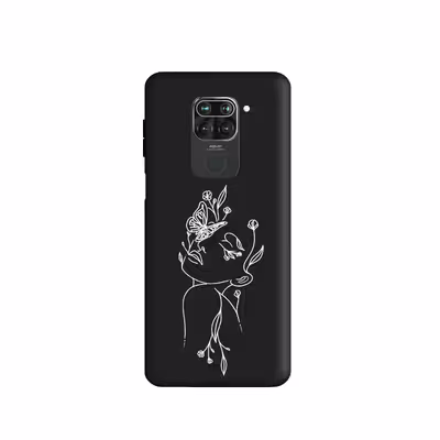 کاور طرح دخترانه مینیمال کد 1072 مناسب برای گوشی موبایل شیائومی Redmi Note 9