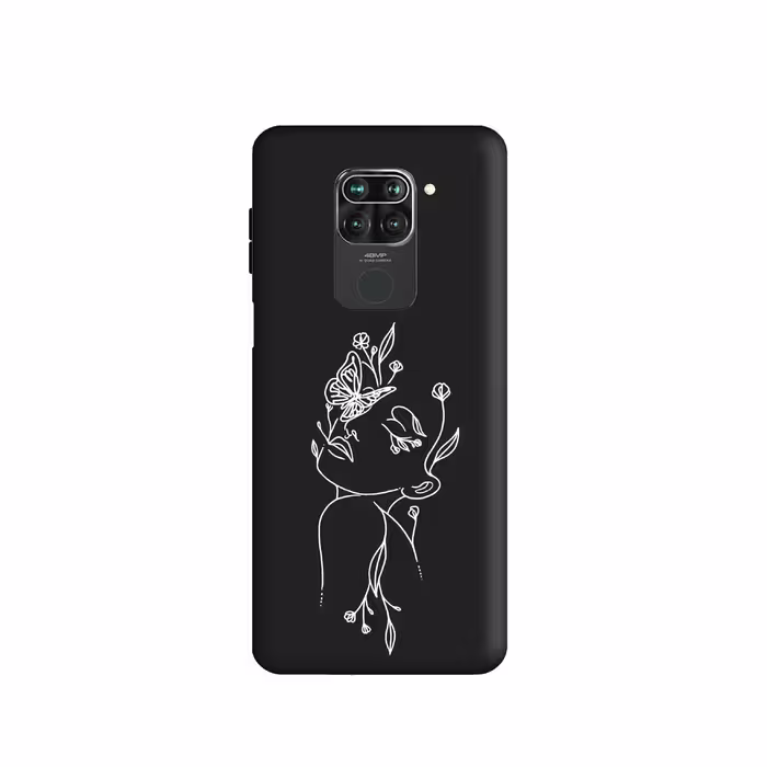 کاور طرح دخترانه مینیمال کد 1072 مناسب برای گوشی موبایل شیائومی Redmi Note 9