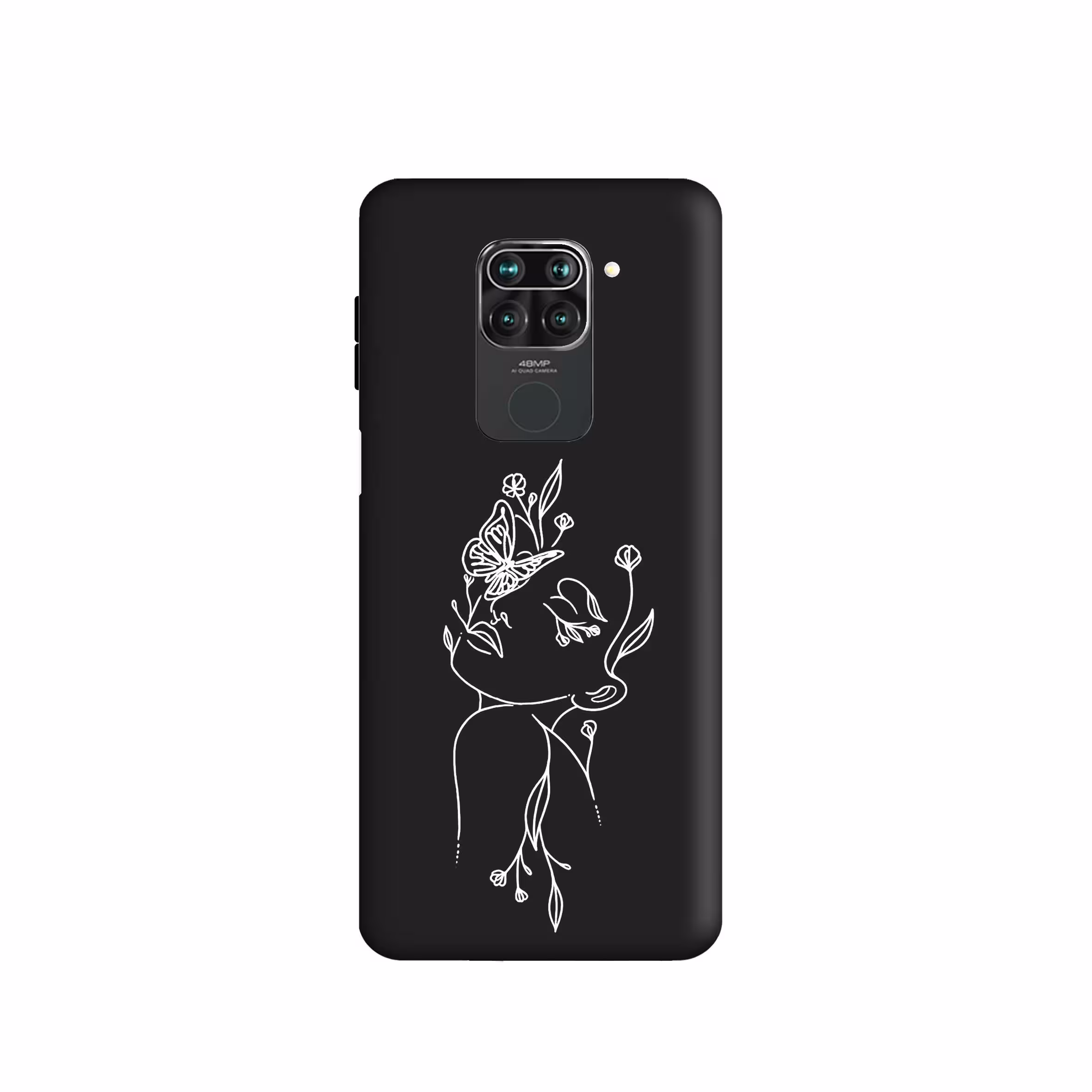 کاور طرح دخترانه مینیمال کد 1072 مناسب برای گوشی موبایل شیائومی Redmi Note 9