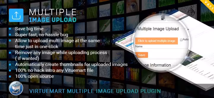 دانلود افزونه Virtuemart Multiple Images Upload برای جوملا