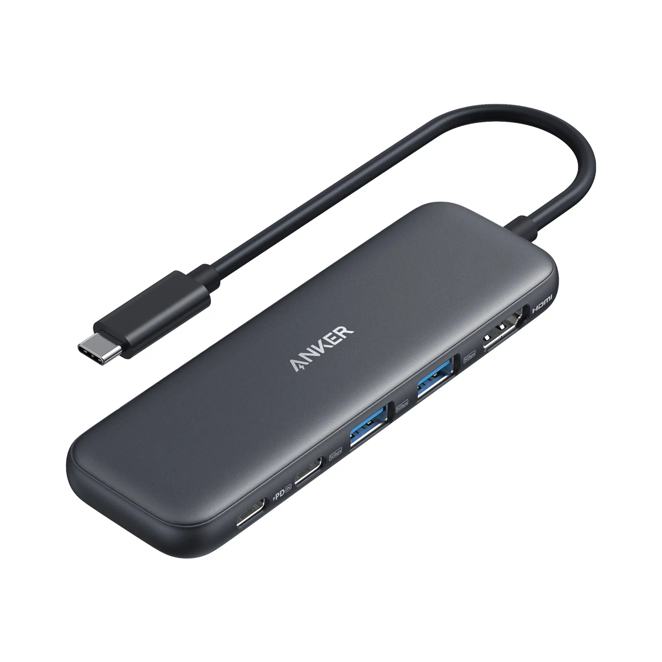 هاب 5 پورت تایپ سی انکر مدل Anker 332 USB-C Hub - آرمان استور