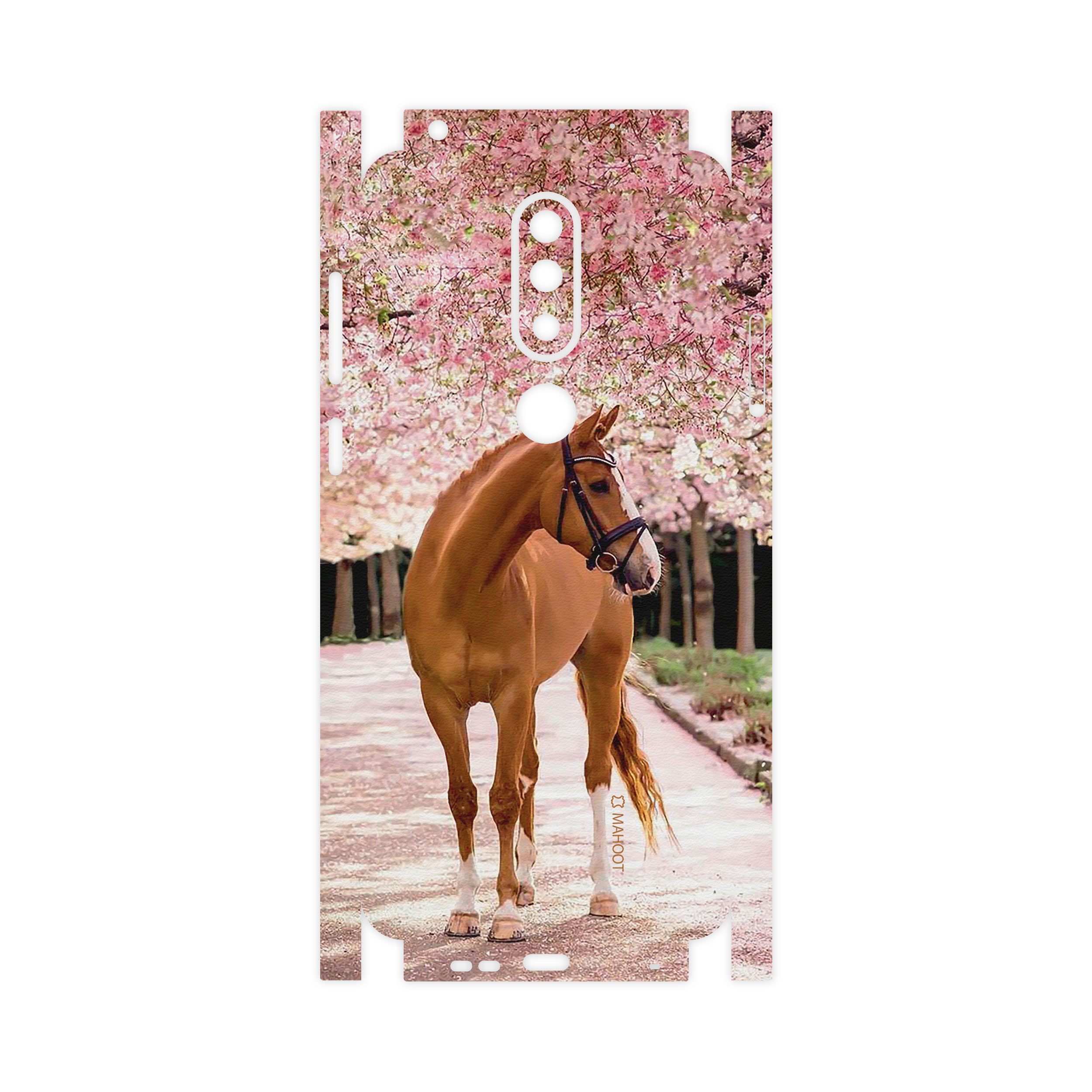 برچسب پوششی ماهوت مدل Horse-1-FullSkin مناسب برای گوشی موبایل نوکیا 6.1 Plus