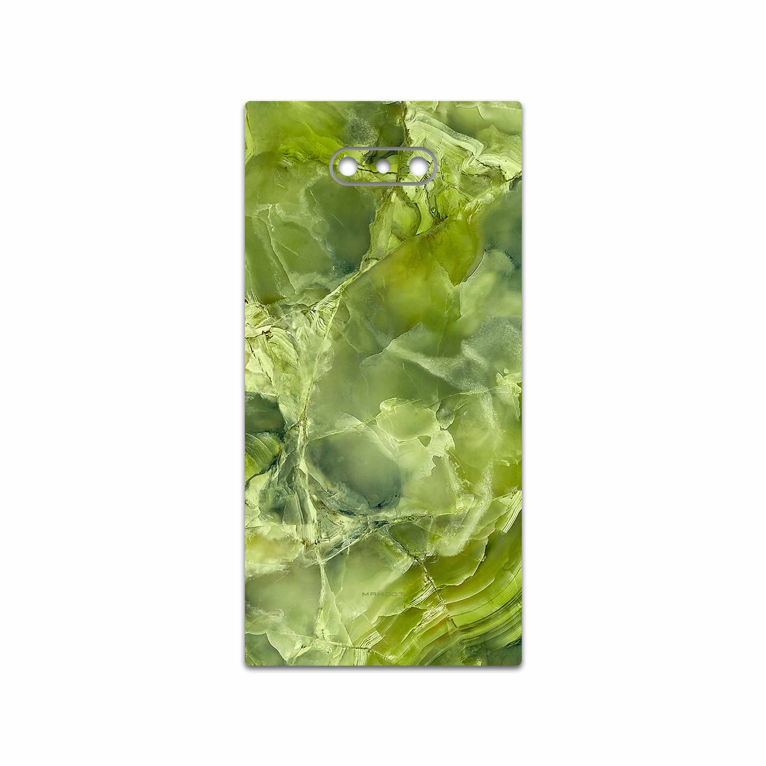 برچسب پوششی ماهوت مدل Green Crystal Marble مناسب برای گوشی موبایل ریزر Phone 2