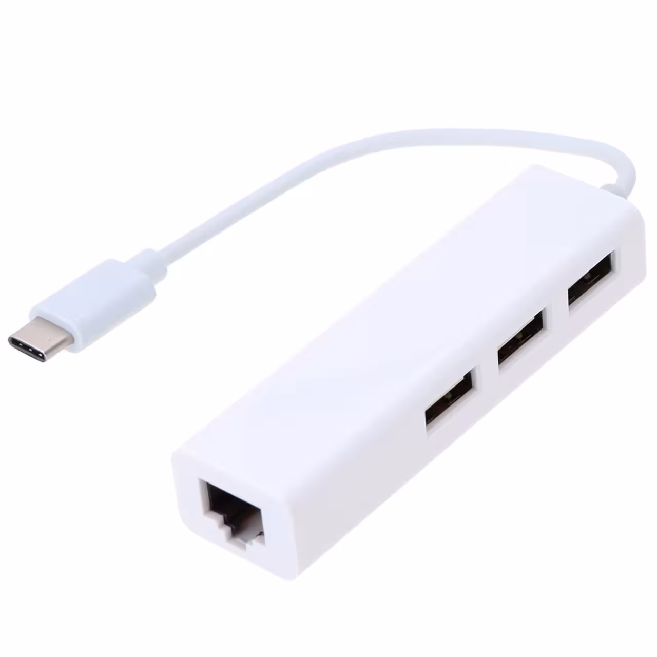 هاب USB-C به USB2.0/Ethernetسه پورت مدل YS-LAN26