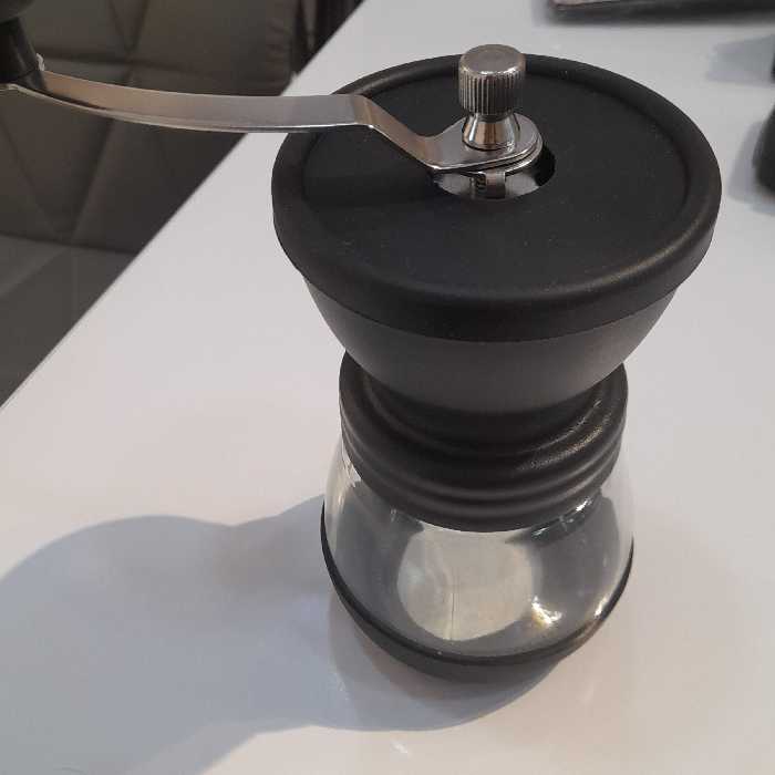 آسیاب قهوه طرح هریو تک مخزن همراه با درب 